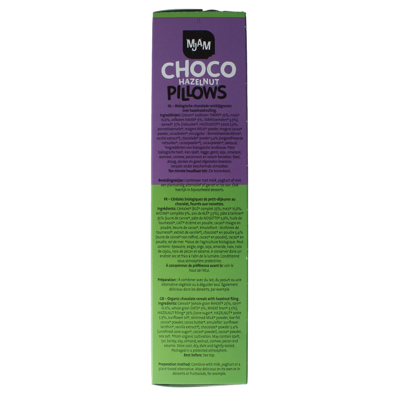 Mjam Choco pillows hazelnut bio 300 Gram