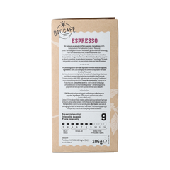 Biocafe Koffiecapcules espresso 20.00 Stuks