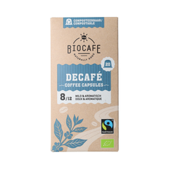 Biocafe Koffiecapsules decafe bio 20.00 Stuks
