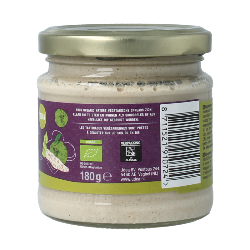 Your Organic Nature Sandwichspread appel mierikswortel bio 180 Gram
