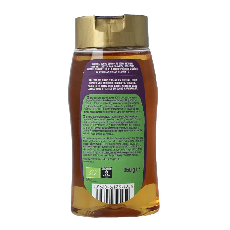 Your Organic Nature Agavesiroop amber bio 250 Milliliter
