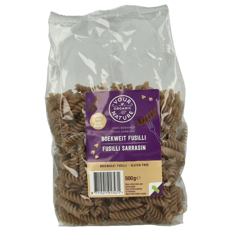 Your Organic Nature Boekweit pasta glutenvrij bio 500 Gram