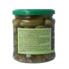 Your Organic Nature Augurken zoetzuur 330 Gram