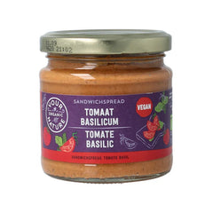 Your Organic Nature Sandwichspread tomaat basilicum bio 180 Gram
