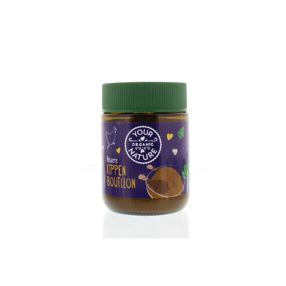 Your Organic Nature Heldere kippenbouillonpoeder zonder gist bio 110 Gram