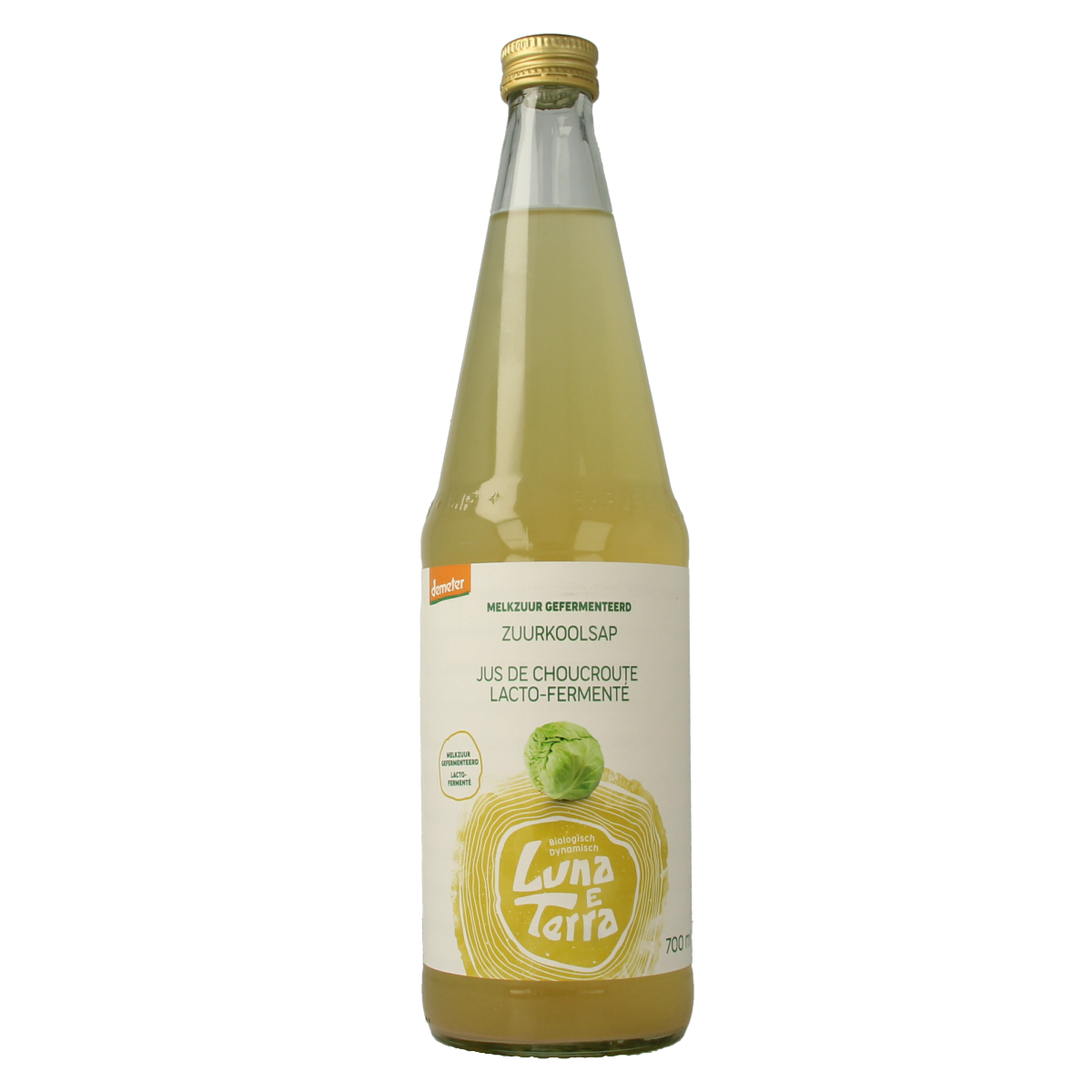 Luna E Terra Zuurkoolsap demeter bio 700.00 Milliliter