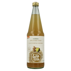 Luna E Terra Appelsap met gember natuurtroebel demeter bio 700.00 Milliliter