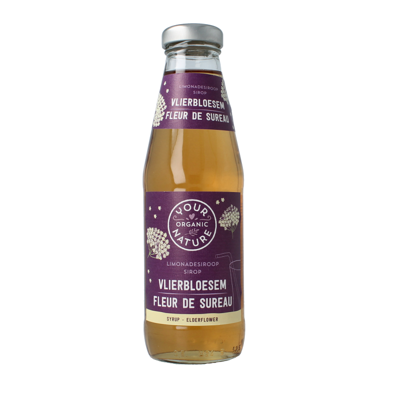 Your Organic Nature Limonadesiroop vlierbloesem bio 500 Milliliter