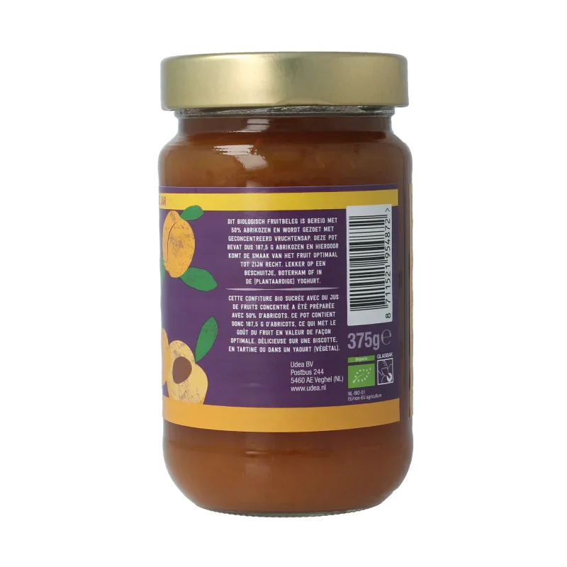 Your Organic Nature Fruitbeleg abrikozen bio 375 Gram