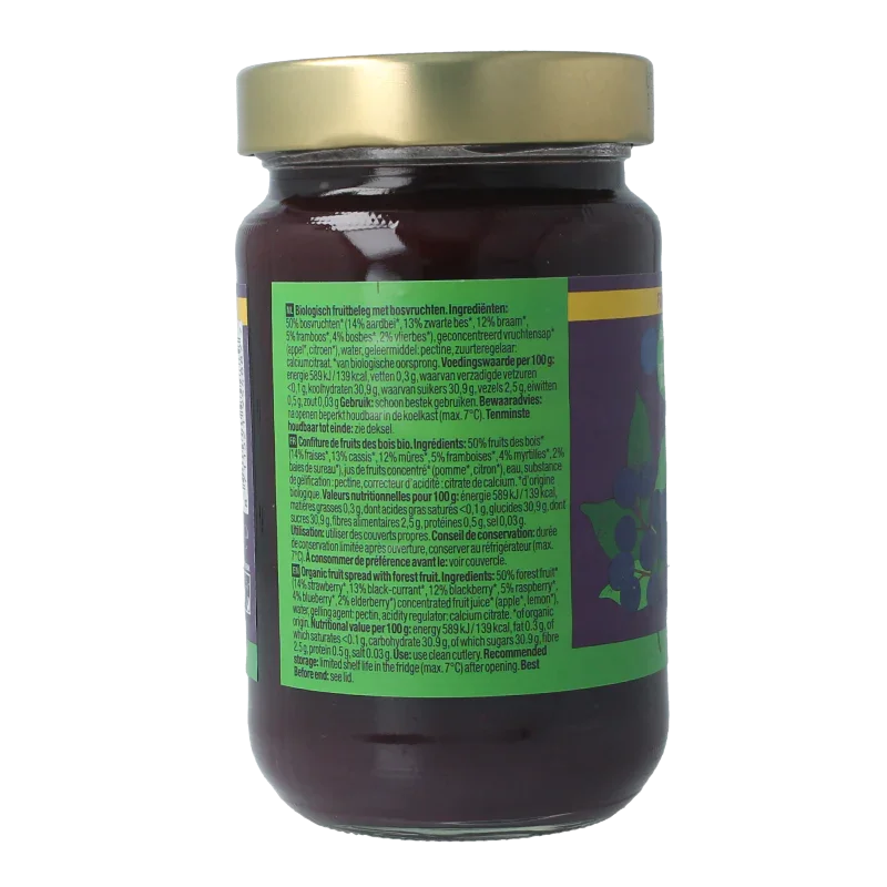 Your Organic Nature Fruitbeleg bosvruchten bio 375 Gram