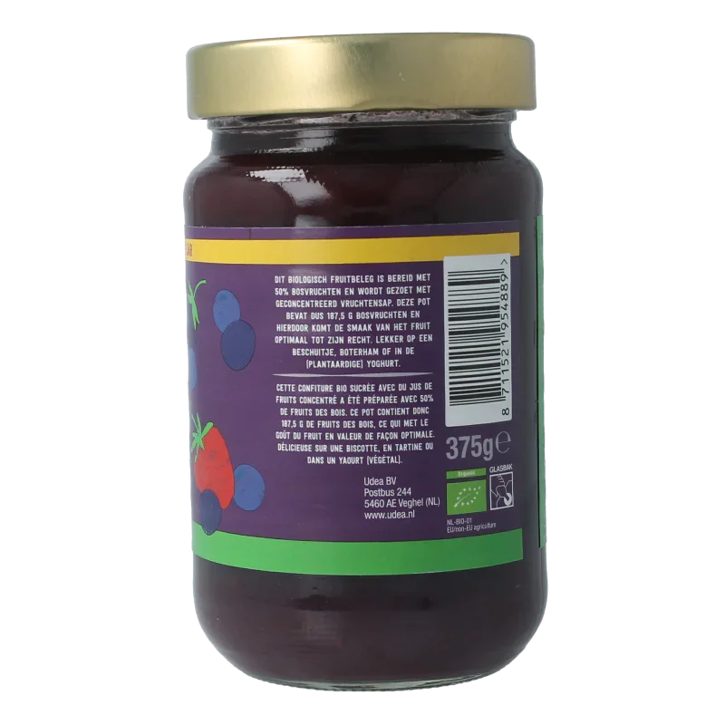 Your Organic Nature Fruitbeleg bosvruchten bio 375 Gram