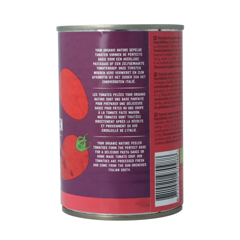 Your Organic Nature Tomaten gepeld bio 400 Gram