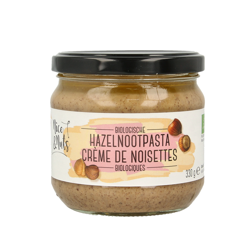 Nice & Nuts Hazelnootpasta bio 330 Gram