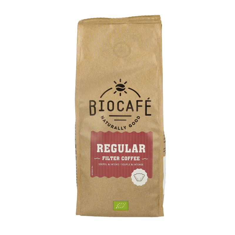 Biocafe Filterkoffie regular bio 250 Gram
