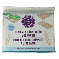 Your Organic Nature Knackebrod volkoren sesam bio 250.00 Gram