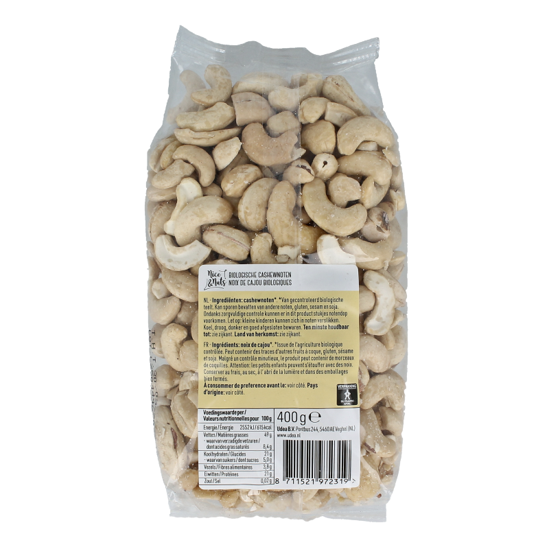 Nice & Nuts Cashewnoten bio 400 Gram