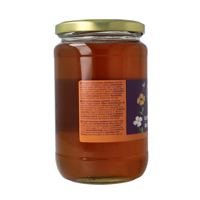 Your Organic Nature Bloemenhoning vloeibaar bio 900 Gram