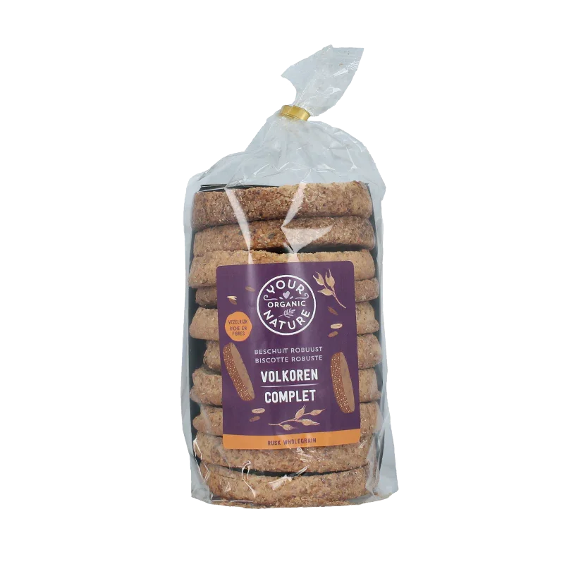 Your Organic Nature Beschuit volkoren bio 10 Stuks