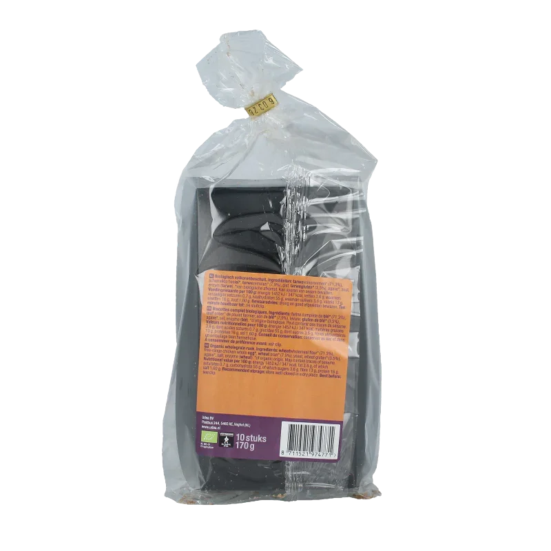 Your Organic Nature Beschuit volkoren bio 10 Stuks