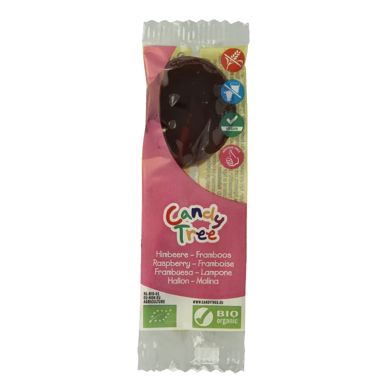 Candy Tree Frambozen lollie bio 1 Stuks