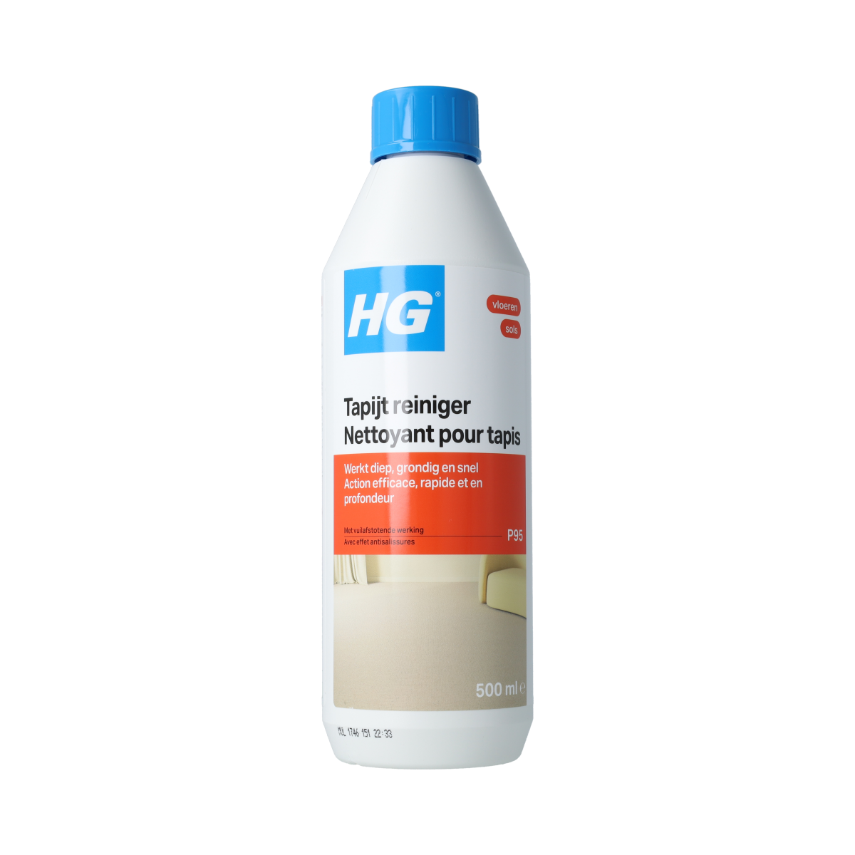 HG Tapijt reiniger 95  500.00 Milliliter