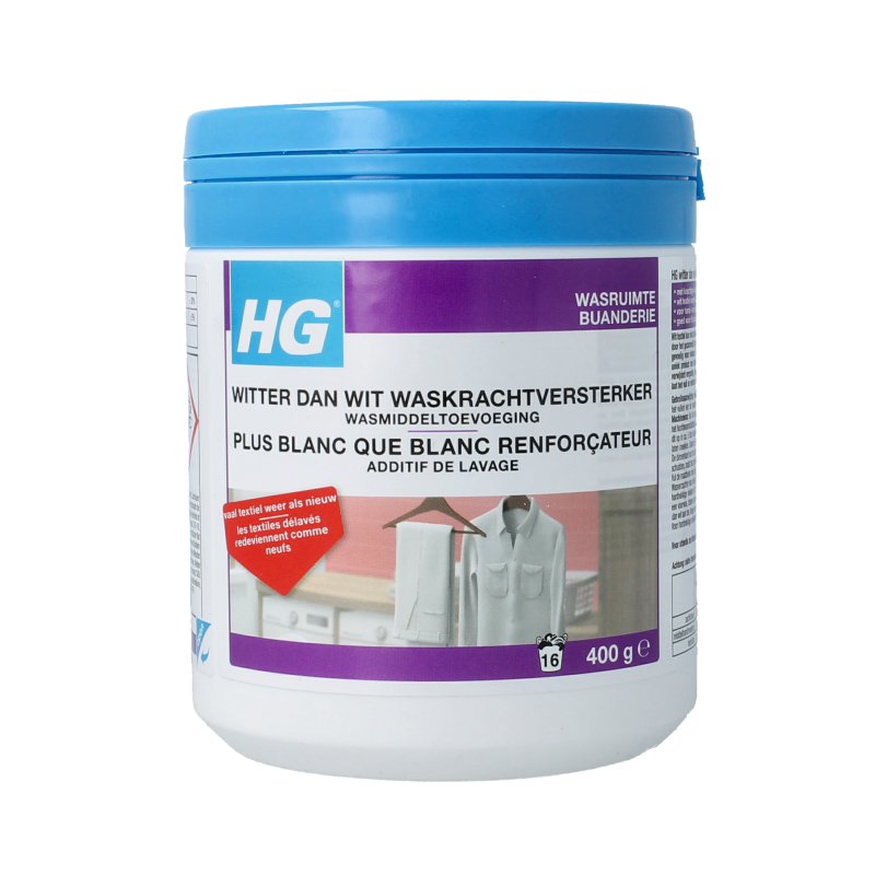 HG Witter dan wit waskrachtversterker 400 Gram