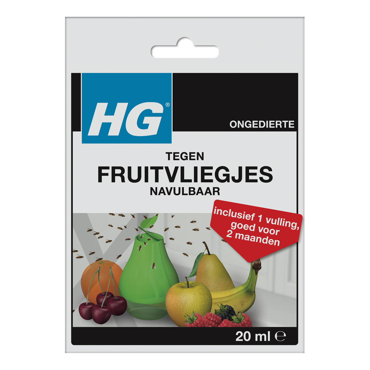 HG X fruitvliegjesval 20.00 Milliliter