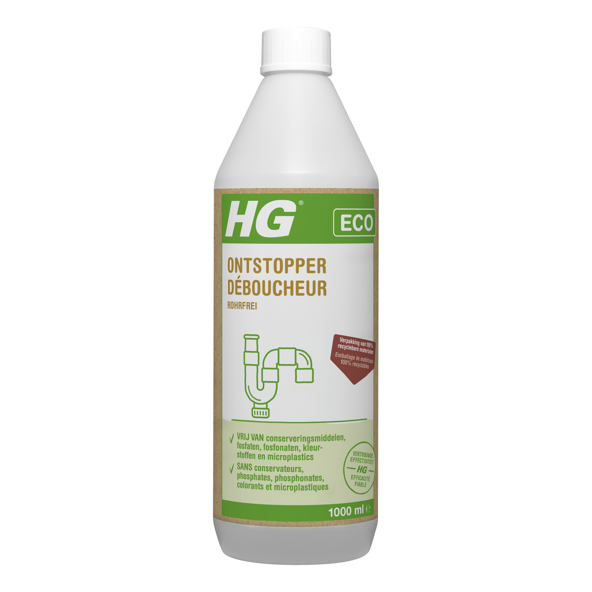 HG Eco ontstopper 1 Liter