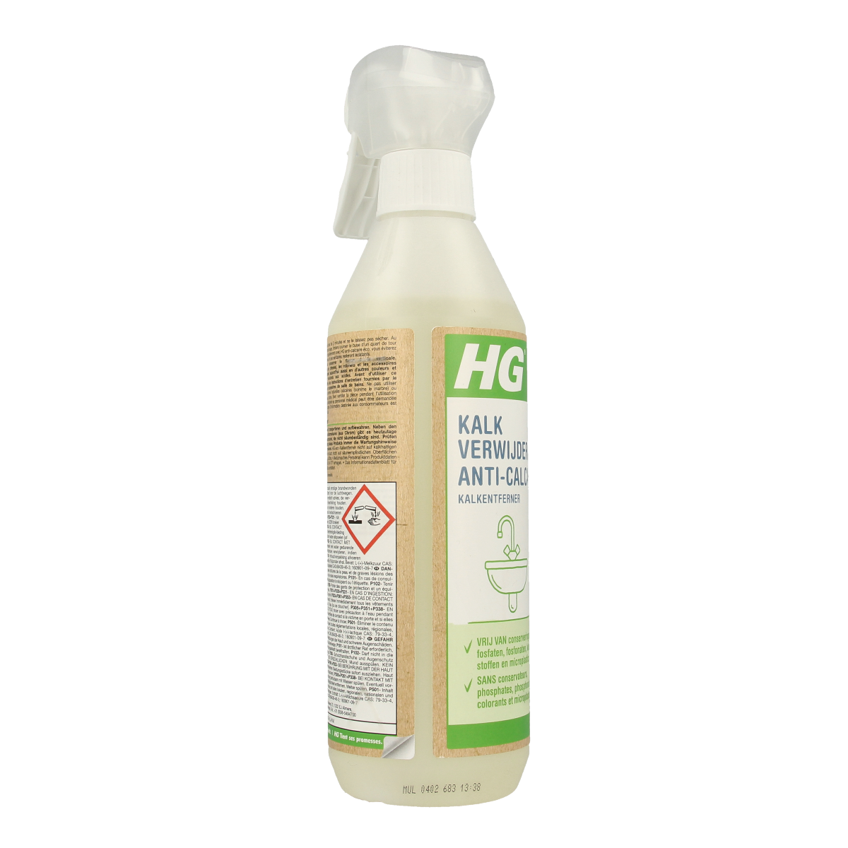HG Eco kalkverwijderaar 500.00 Milliliter
