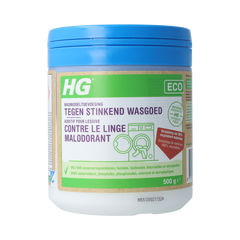 HG Eco wasmiddeltoevoeging stinkend wasgoed 500.00 Milliliter