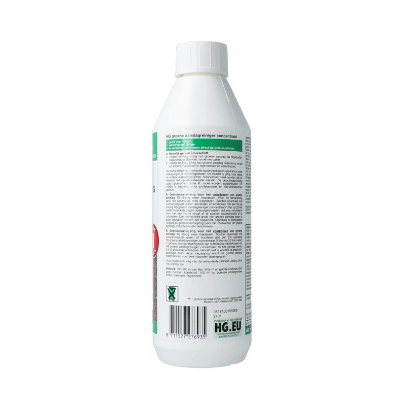 HG Groene aanslagreiniger concentraat 500 Milliliter