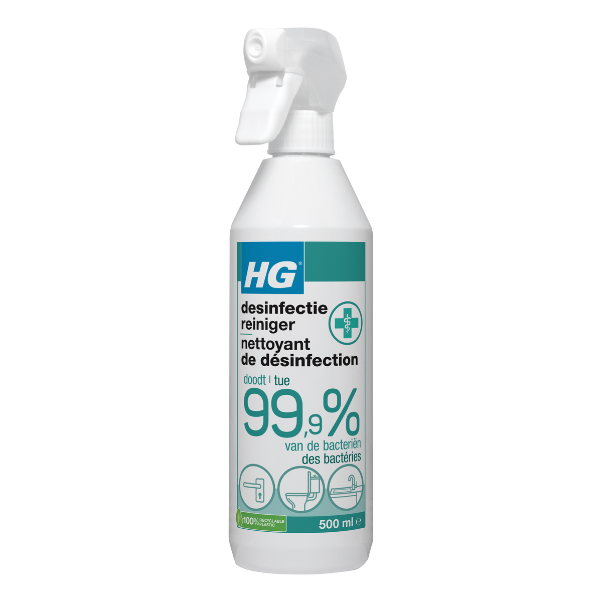 HG Desinfectie reiniger 500.00 Milliliter
