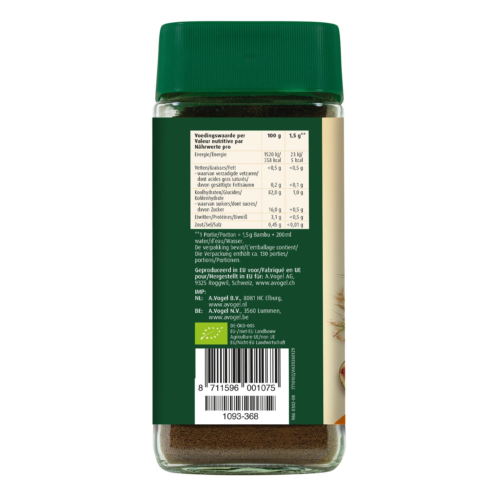 A Vogel Bambu koffie bio 200.00 Gram
