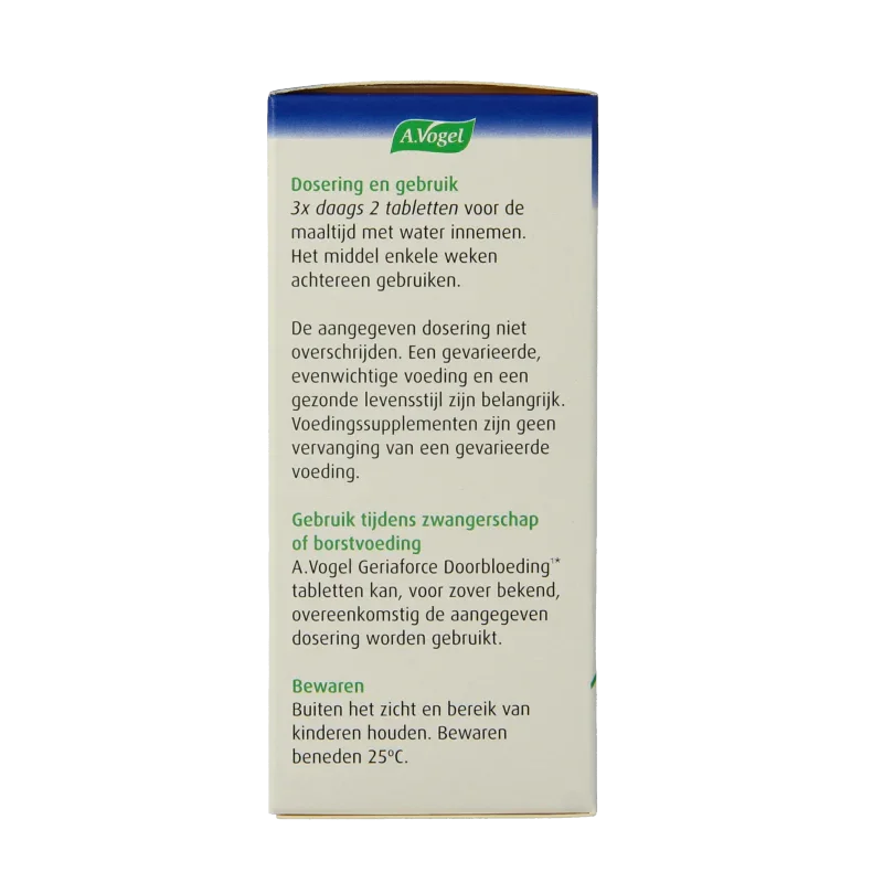 A Vogel Geriaforce doorbloeding 200 Tabletten