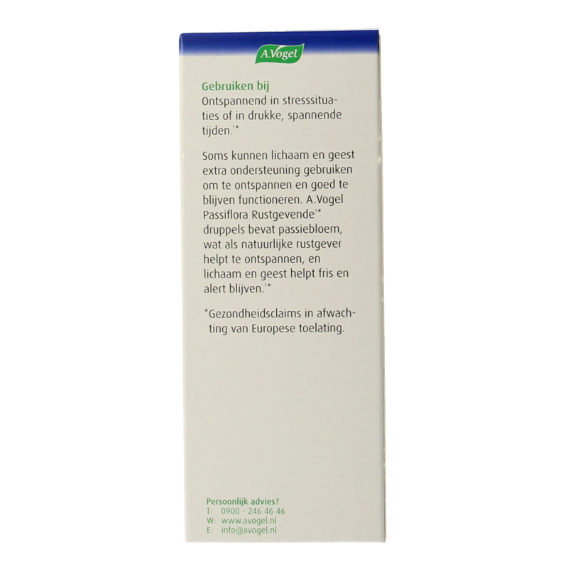 A Vogel Passiflora rustgevende druppels 100 Milliliter