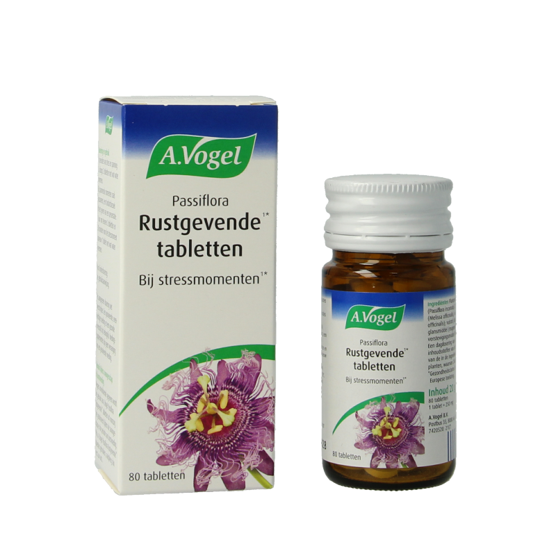 A Vogel Passiflora rustgevende tabletten 80 Tabletten