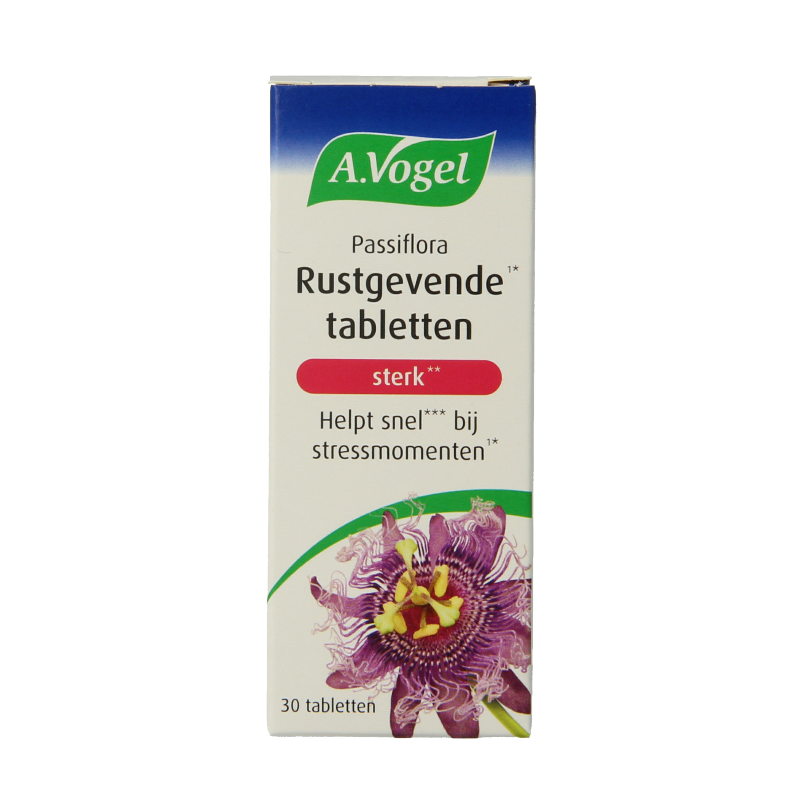 A Vogel Passiflora rustgevende tabletten sterk 30 Tabletten