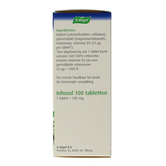 A Vogel Vitamine D3 25ug 100.00 Tabletten