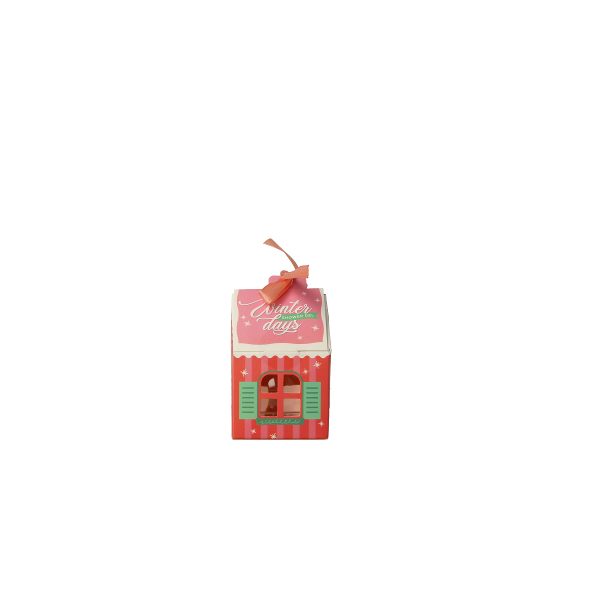 Merkloos Winter days badgeschenkset papieren huis  100.00 Milliliter