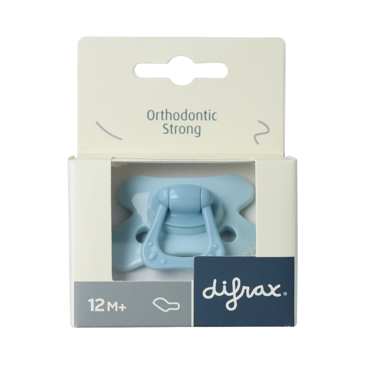 Difrax Fopspeen verstevigd dental 12+ maanden assorti 1.00 Stuks
