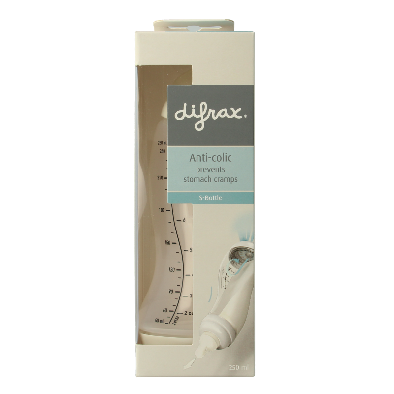 Difrax S-fles groot assorti natural 250ml 1 Stuks