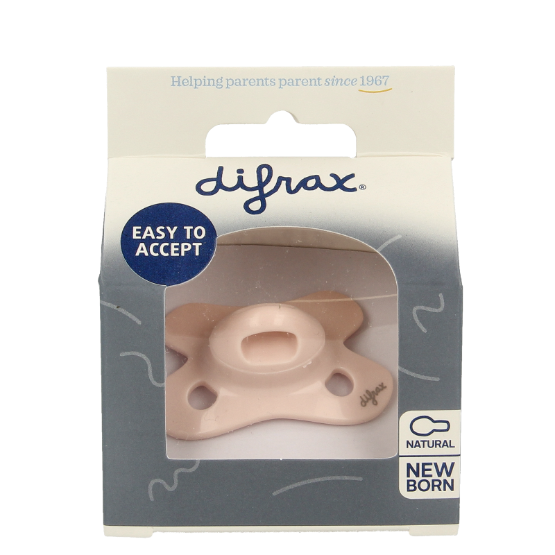Difrax Fopspeen natural newborn assorti 1 Stuks