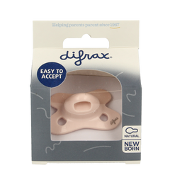 Difrax Fopspeen natural newborn assorti 1 Stuks