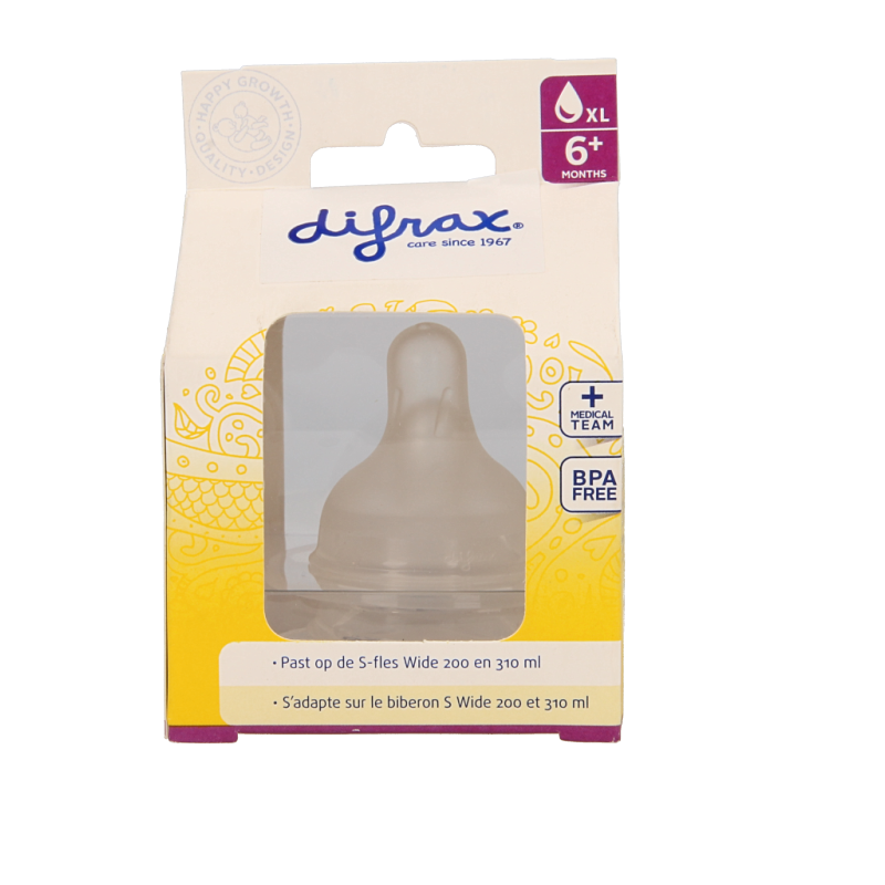 Difrax Papspeen XL 2 Stuks