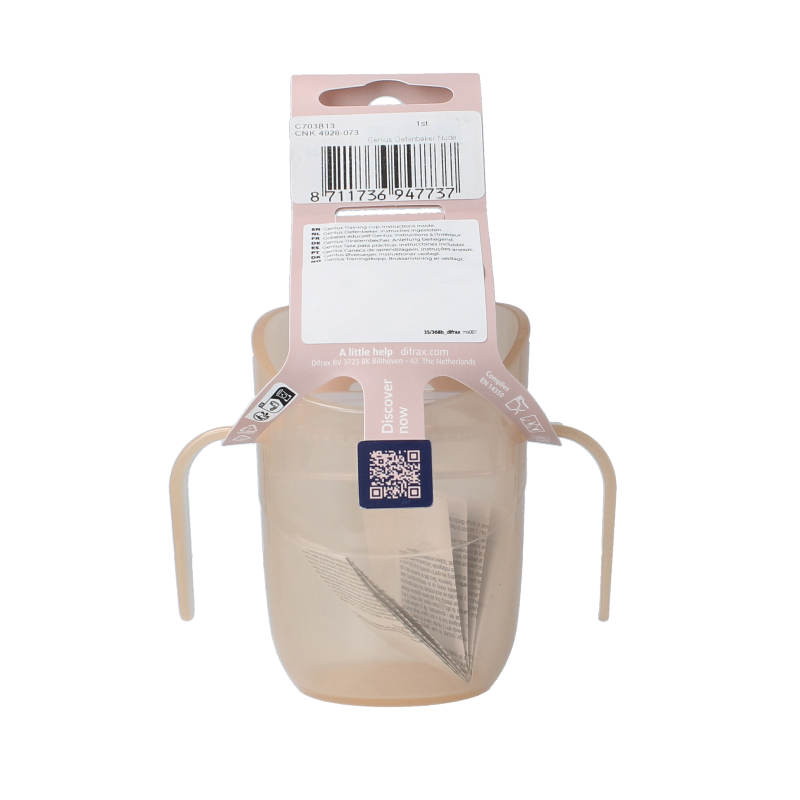 Difrax Genius oefenbeker nude 1 Stuks