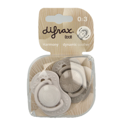 Difrax Lovi fopspeen harmony 0-6 maanden assorti 1.00 Stuks