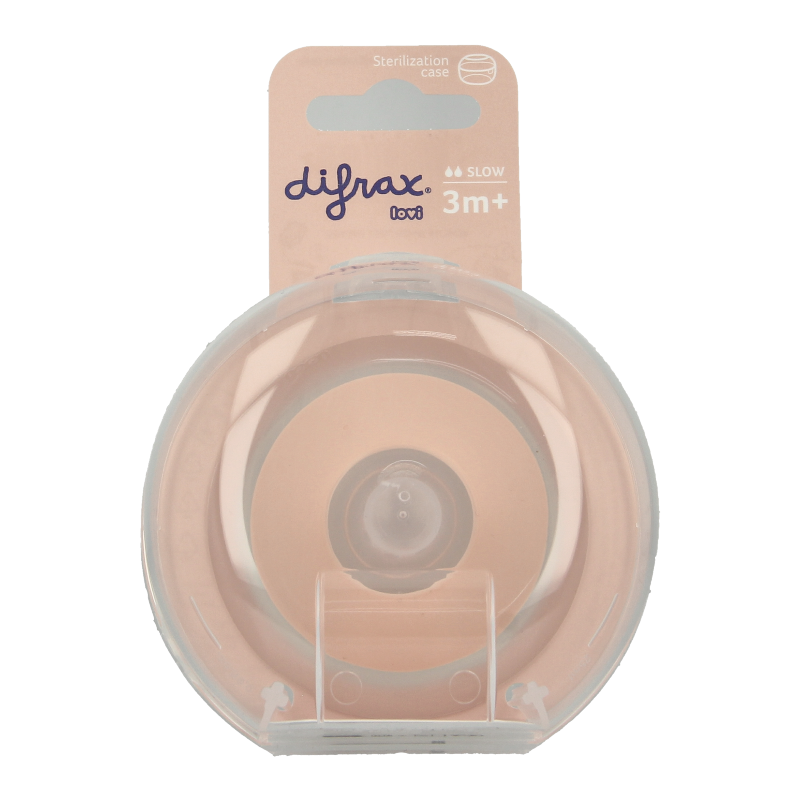 Difrax Lovi mamma speen slow 3+ maanden 1 Stuks