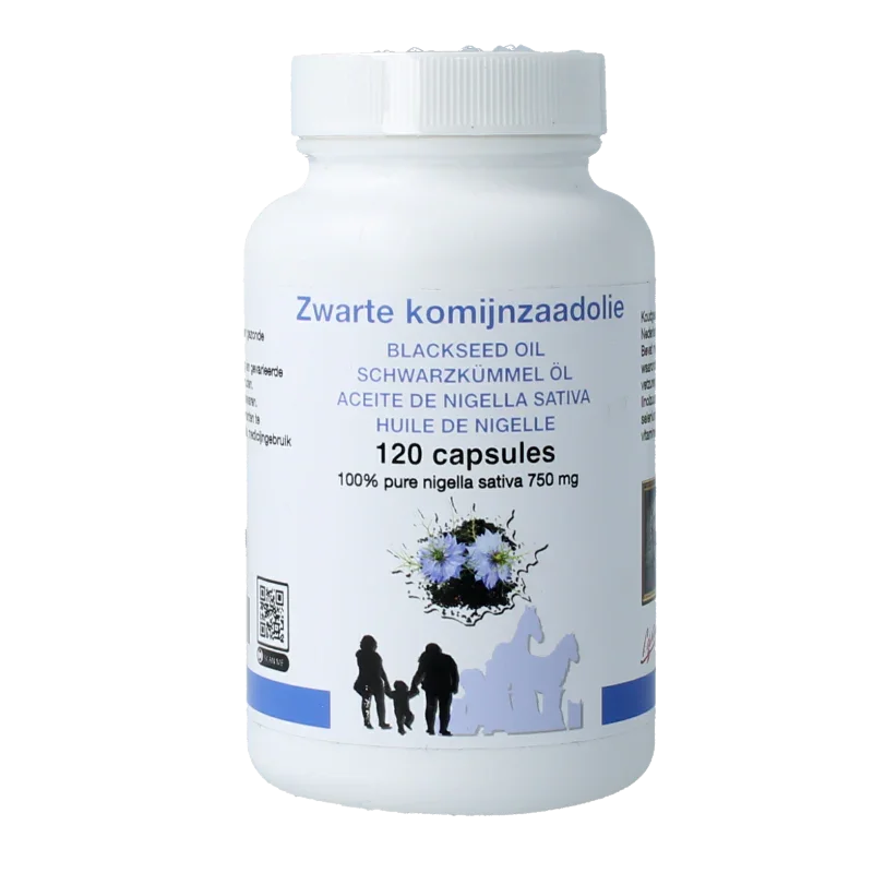 De Koning Tilly Zwarte komijnzaad capsules 120 Capsules
