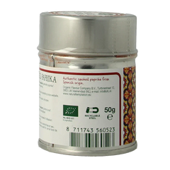 Natural Temptation Smoked paprika blikje bio 50 Gram