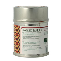 Natural Temptation Smoked paprika blikje bio 50.00 Gram